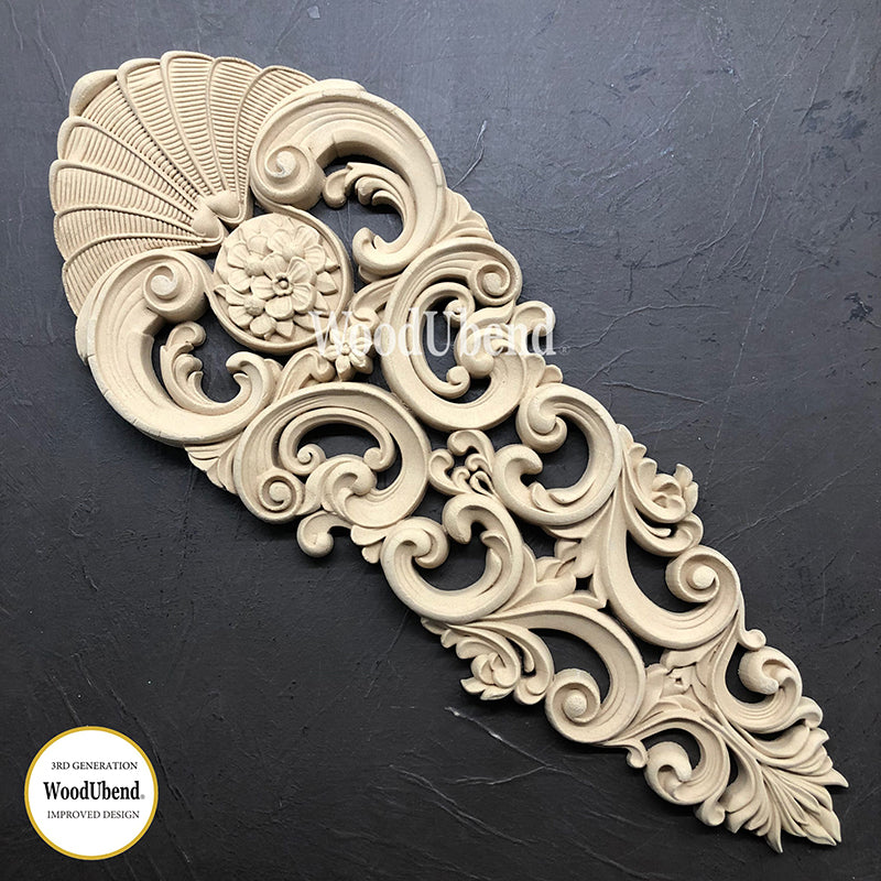 Grande Fregio Decorativo "Paon", WoodUbend