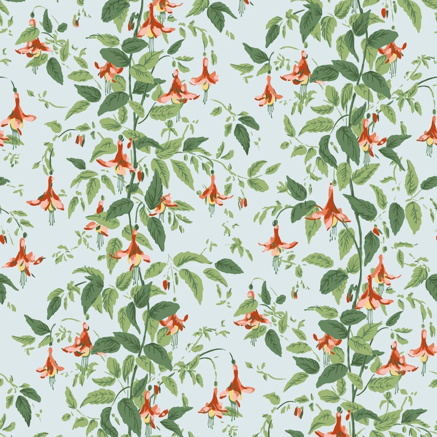Papel pintado "HIERBA ADHESIVA ACUAMARINA" | HARLEQUIN