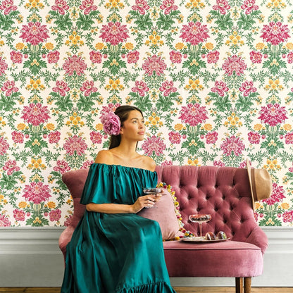 Wallpaper "Sticky Grass Aquamarine" | Harlequin