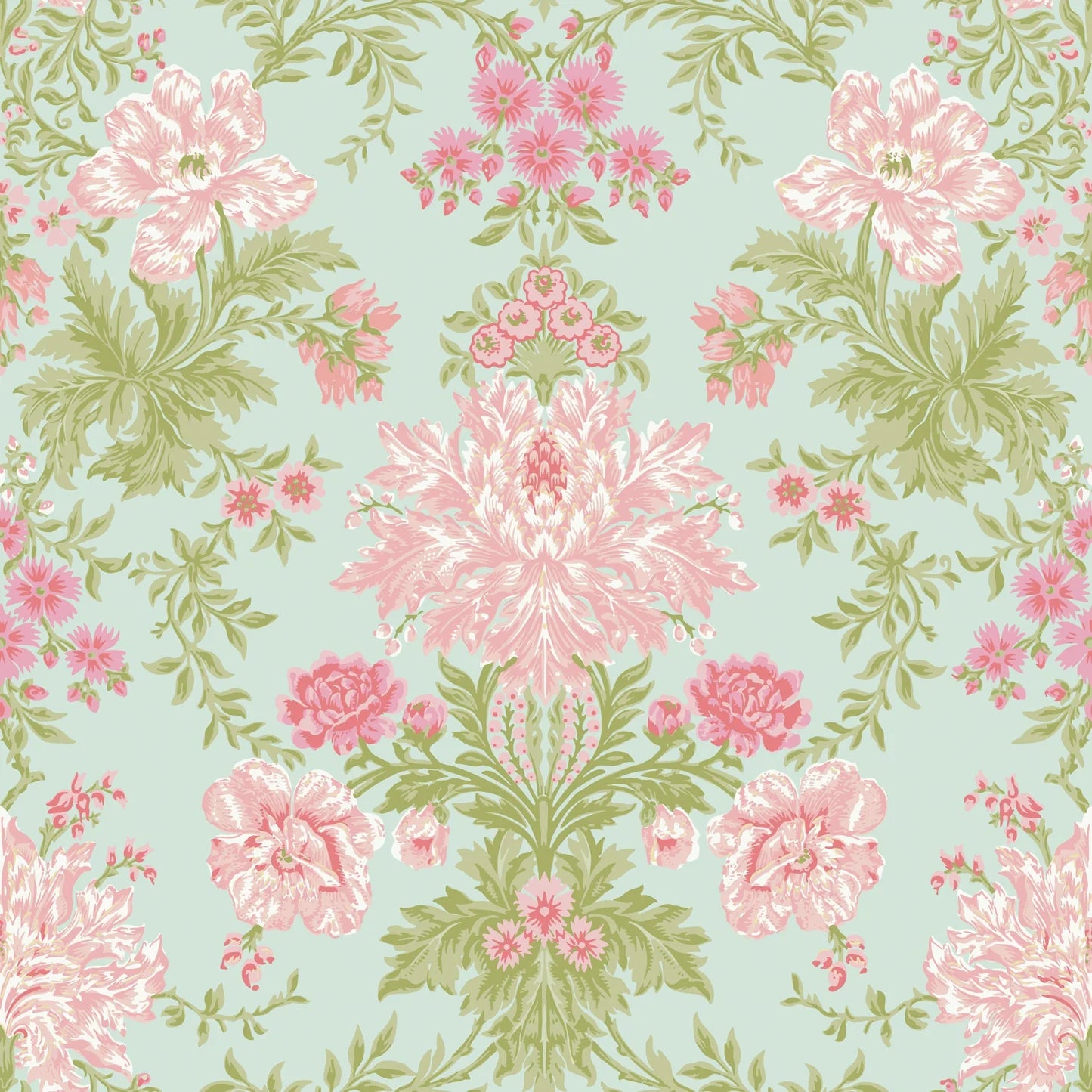 Tapete „KLEBRIGES GRAS AQUAMARIN“ | HARLEQUIN