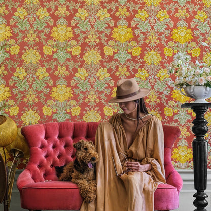 Wallpaper "Sticky Grass Aquamarine" | Harlequin
