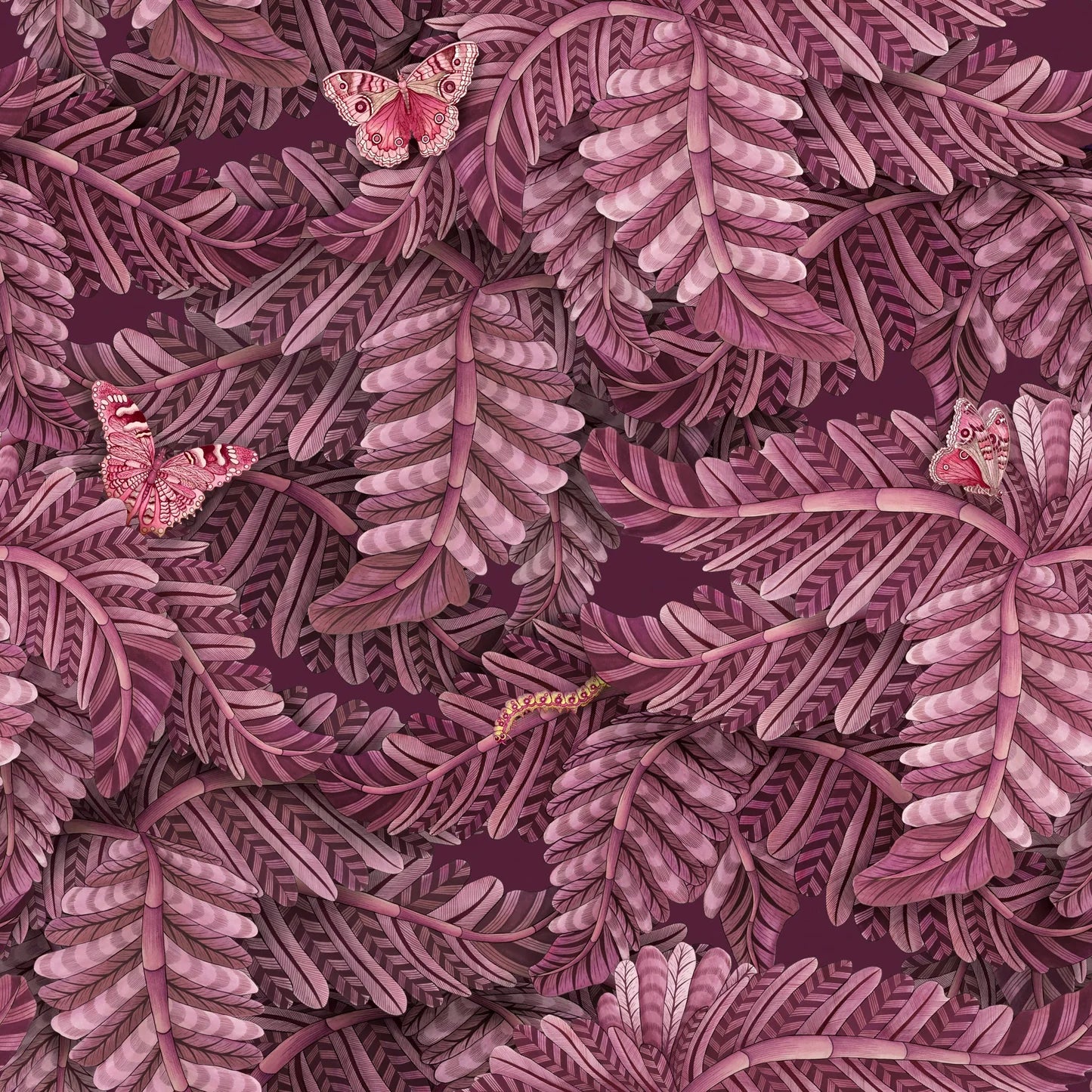 Carta da Parati “Acacia Canopy rosa" | COLE & SON ARDMORE BAOBAB