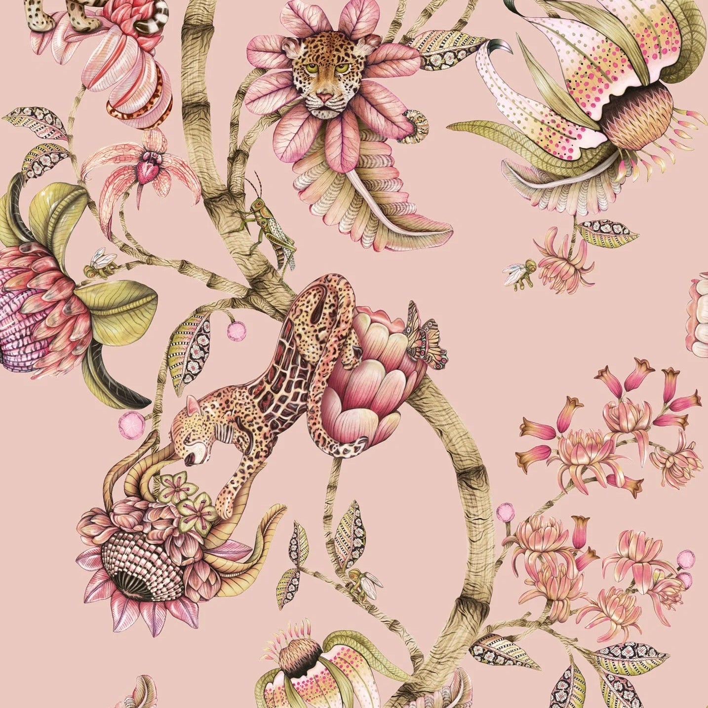 Papel pintado "HIERBA ADHESIVA ACUAMARINA" | HARLEQUIN