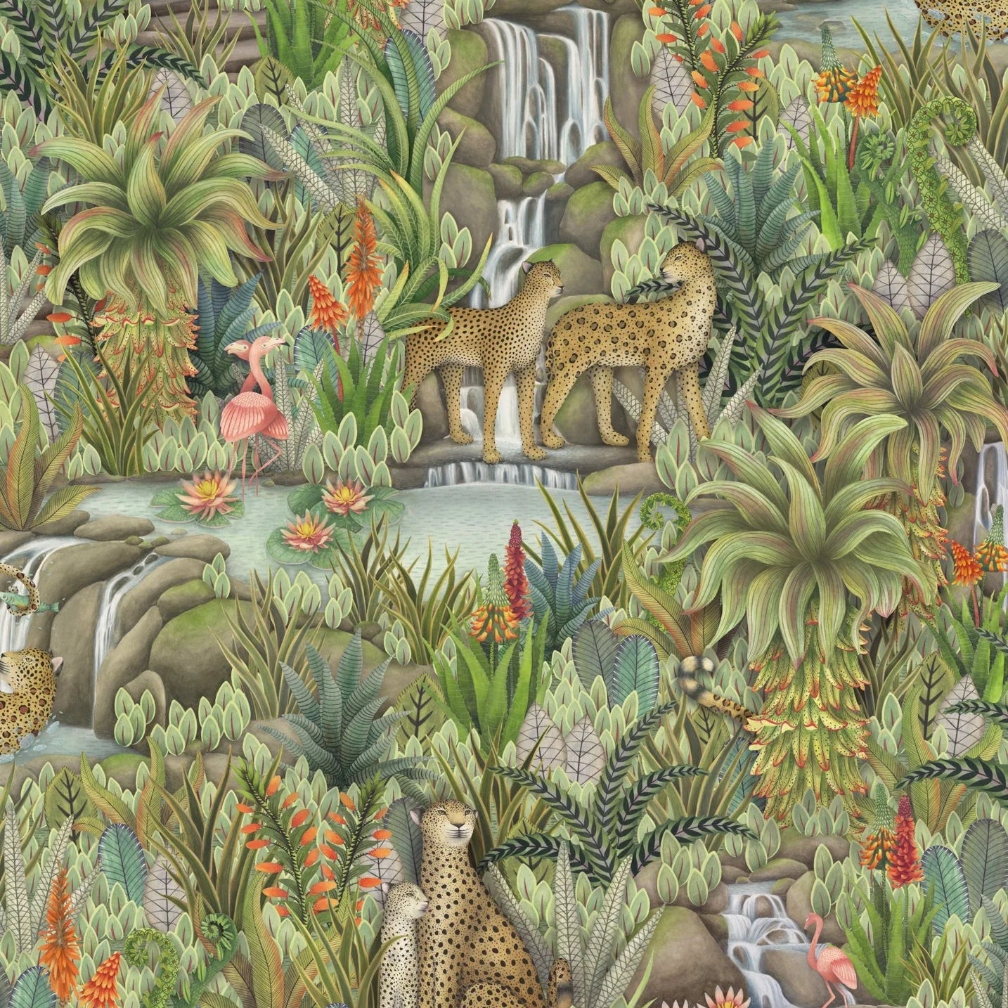Carta da Parati “Injisuthi verde" | COLE & SON ARDMORE BAOBAB
