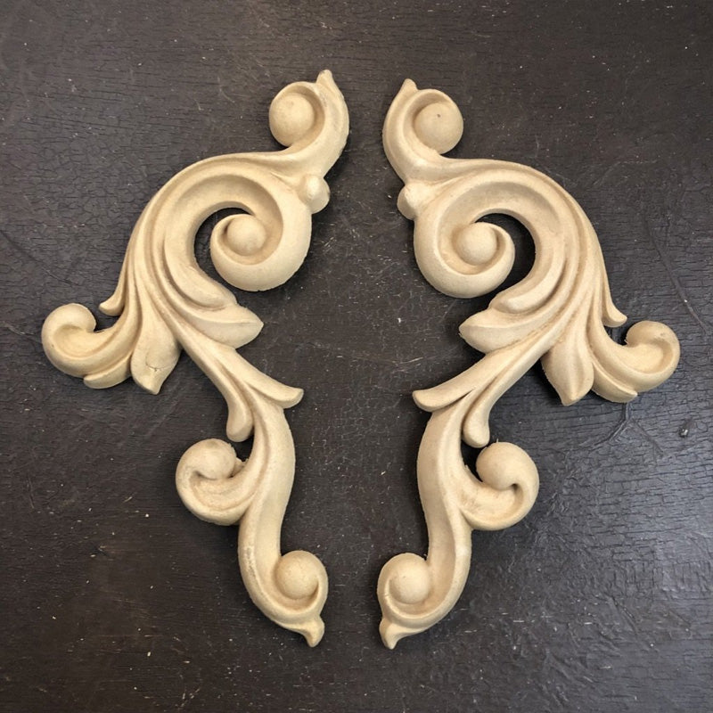 Coppia di Fregi Decorativi “Maison”, WoodUbend