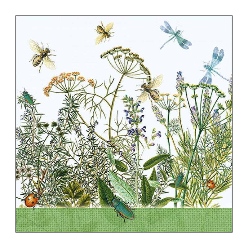 Tovaglioli "Fiori Di Campo" - Pacco Da 20