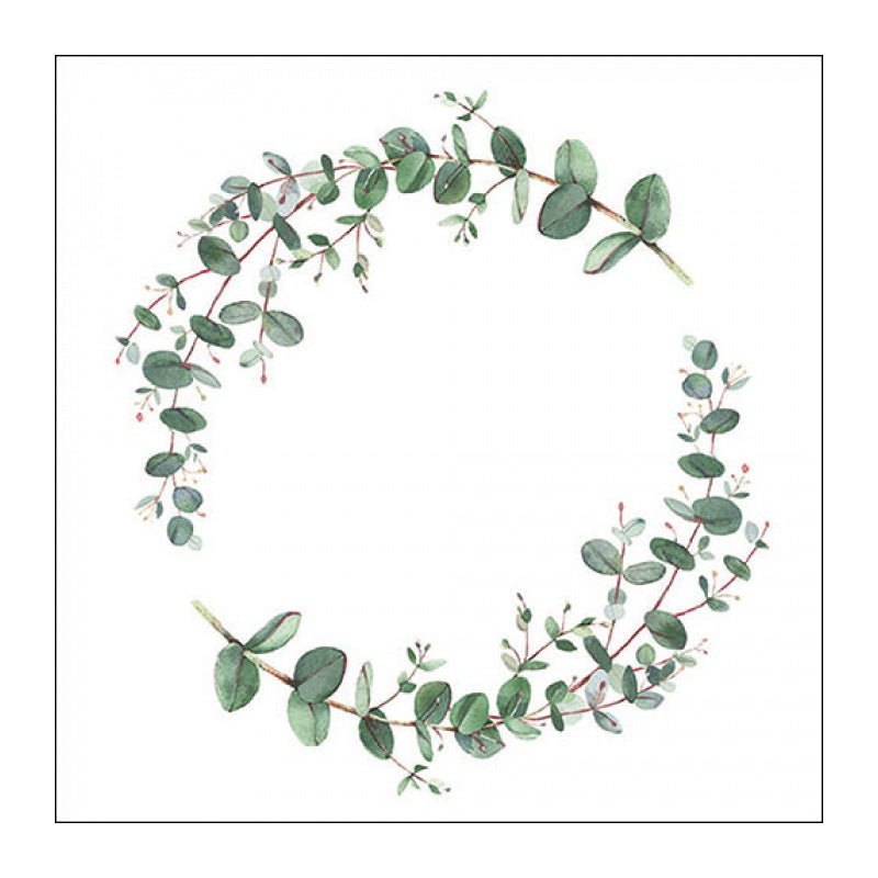 Tovaglioli "Eucalipto Bianco" - Pacco Da 20