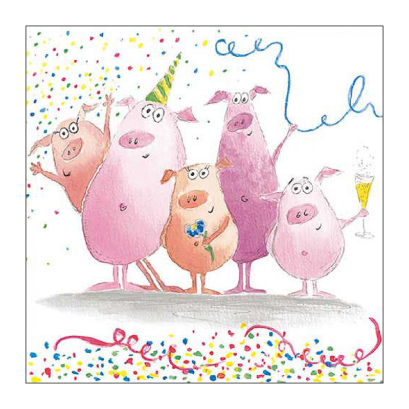 Tovaglioli "Maialini" - Pacco Da 20