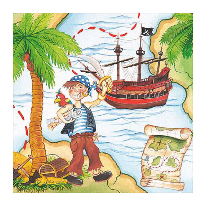 Tovaglioli "Pirata" - Pacco Da 20
