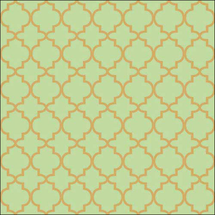 Tovaglioli Napkin 33 Ogee gold/green FSC Mix