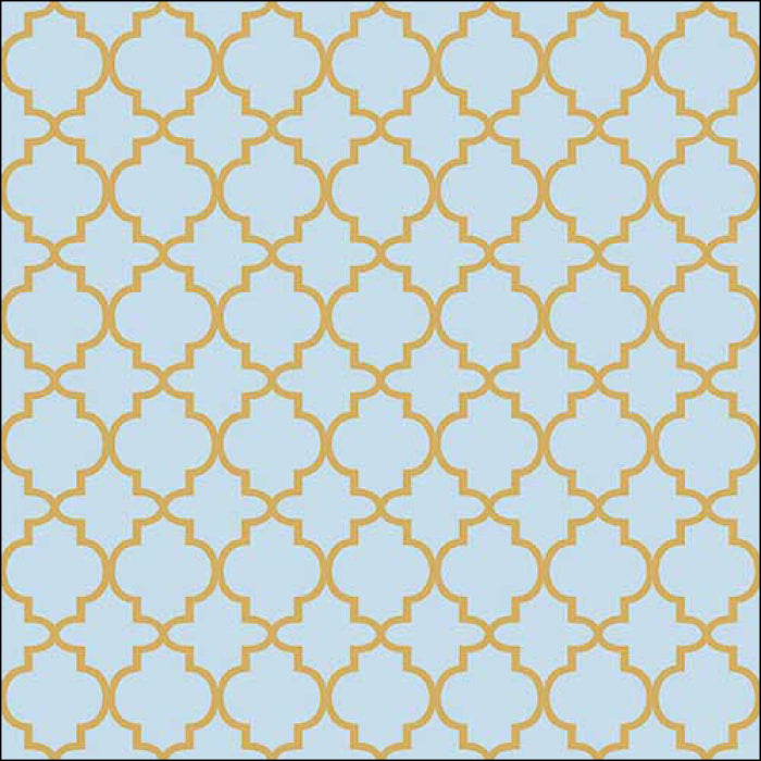 Tovaglioli Napkin 33 Ogee gold/blue FSC Mix