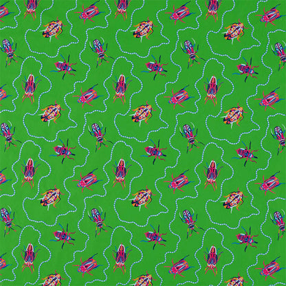 TESSUTO "JEWEL BEETLES EMERALD" - HARLEQUIN