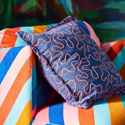 TESSUTO "WIGGLE ROSE PERIDOT/PEARL" - HARLEQUIN