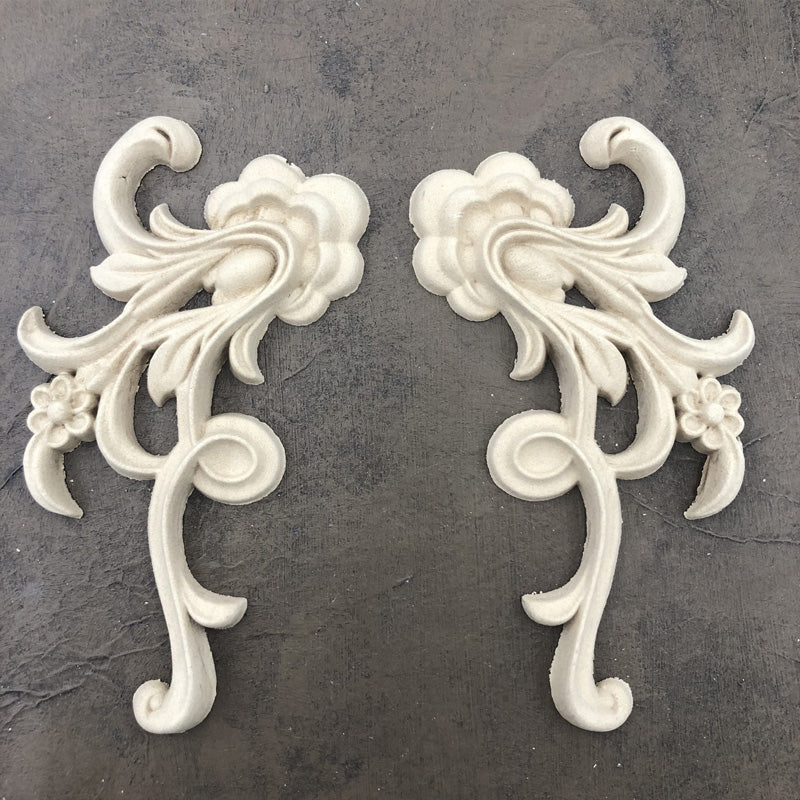 Coppia di Fregi Decorativi “Maison Small”, WoodUbend