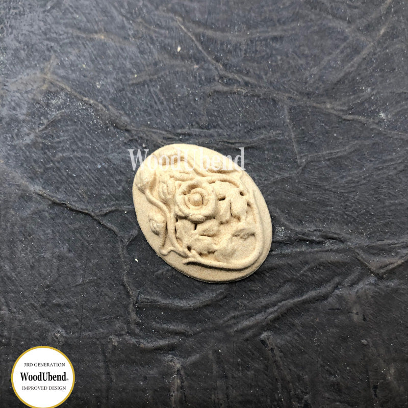Fregio Decorativo “Oval Rose”, WoodUbend