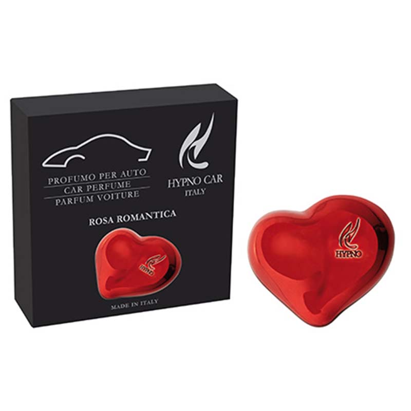Profumatore per Auto "ROSA ROMANTICA - CUORE LUXURY", HYPNO CAR