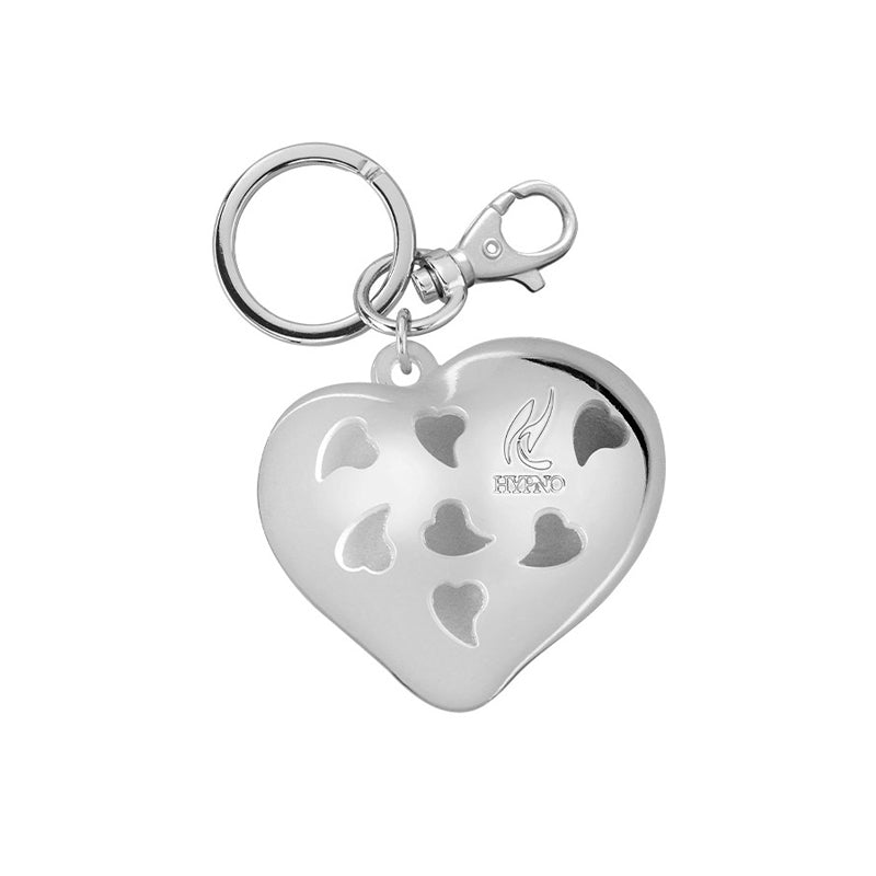 Portachiavi Profumato - Argento - Cuore di Bergamotto - Hypno Casa
