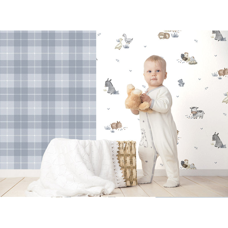 Carta da parati "Sweet Farm Beige" a metraggio o rotolo