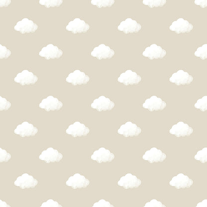 Carta da parati "Beige Clouds" a metraggio o rotolo