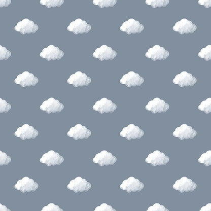 Carta da parati "Blue Clouds" a metraggio o rotolo