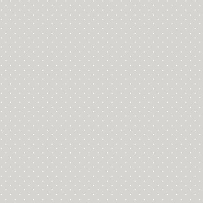 Carta da parati "Happy Pois Grey" a metraggio o rotolo