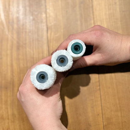 Ricarica Rullo Piccolo "Ce l'ho Corto" In Microfibra Bianca 5mm