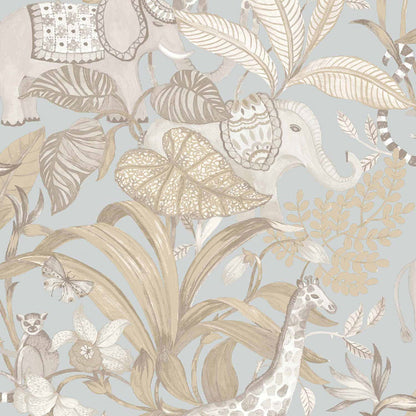 Carta da parati "Savana - Grigio", a metraggio o rotolo