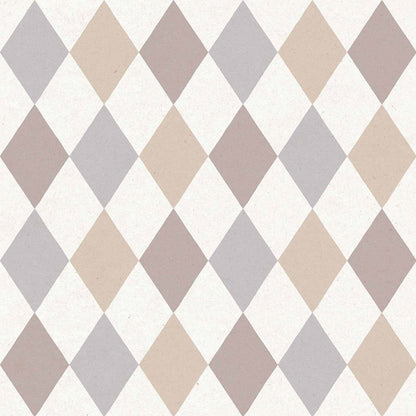 Carta da parati "Rombi - Viola", a metraggio o a rotolo