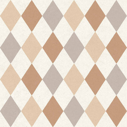 Carta da parati "Rombi - Rosa", a metraggio o a rotolo