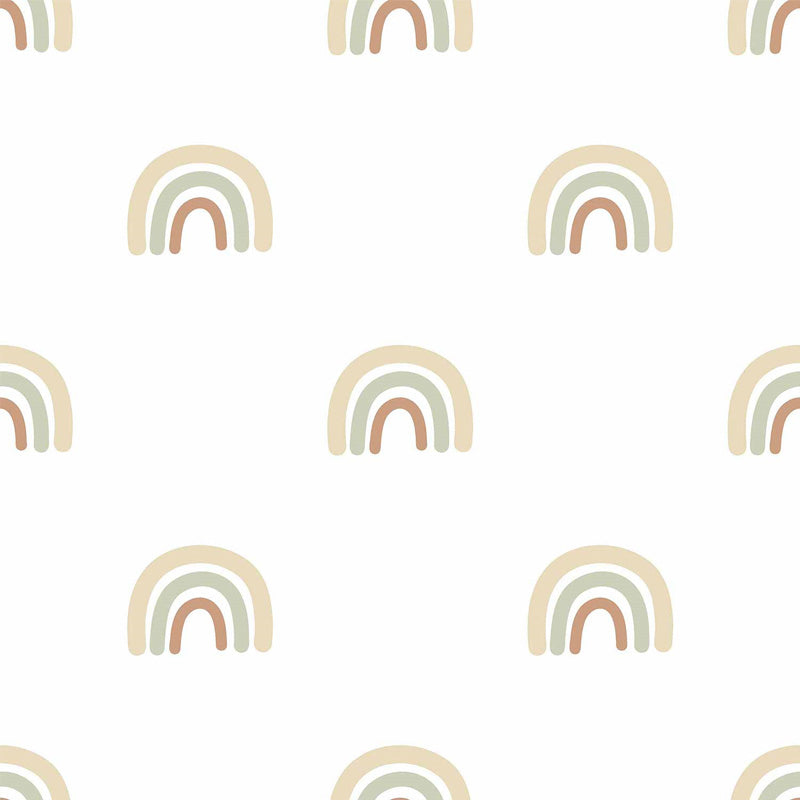 Carta da parati "Boho - Arancio", a metraggio o a rotolo