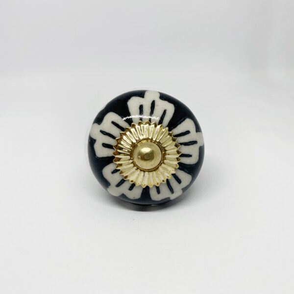 Pomello in ceramica “Black Elegance"