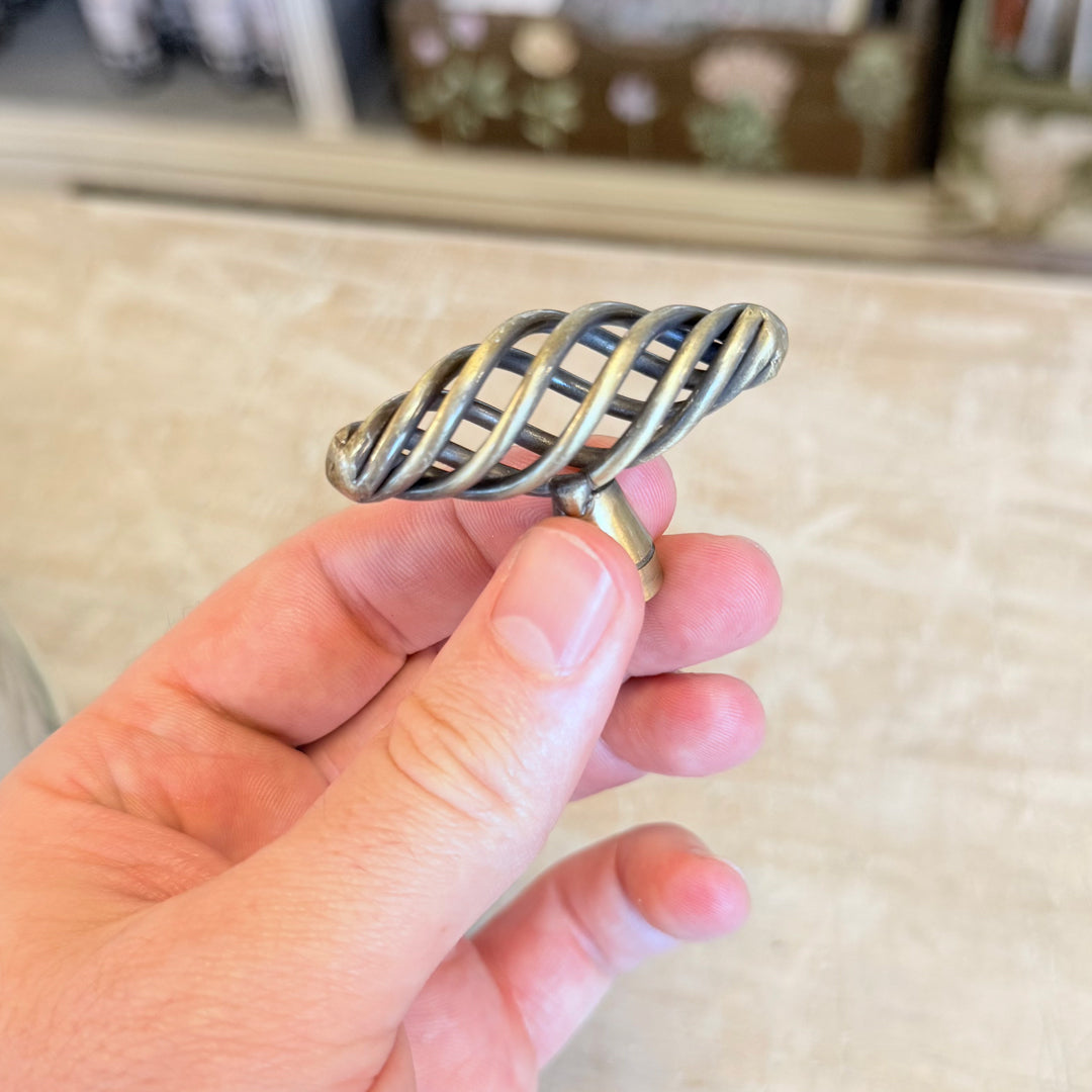 Pomello in Ferro "Intreccio"