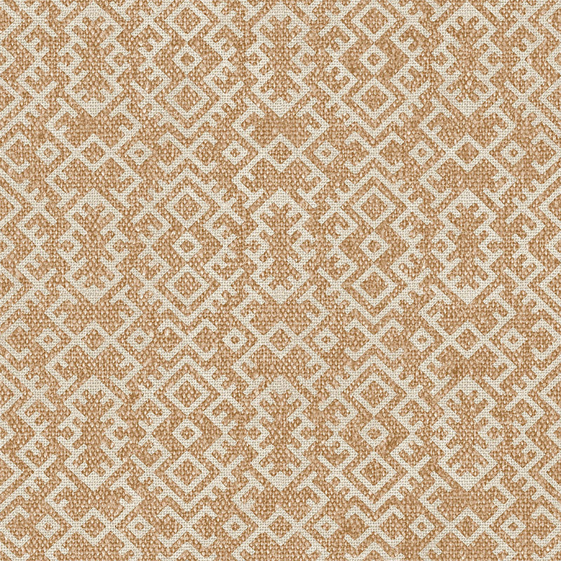 Papier peint “Toile Géométrique Noisette” au mètre ou au rouleau