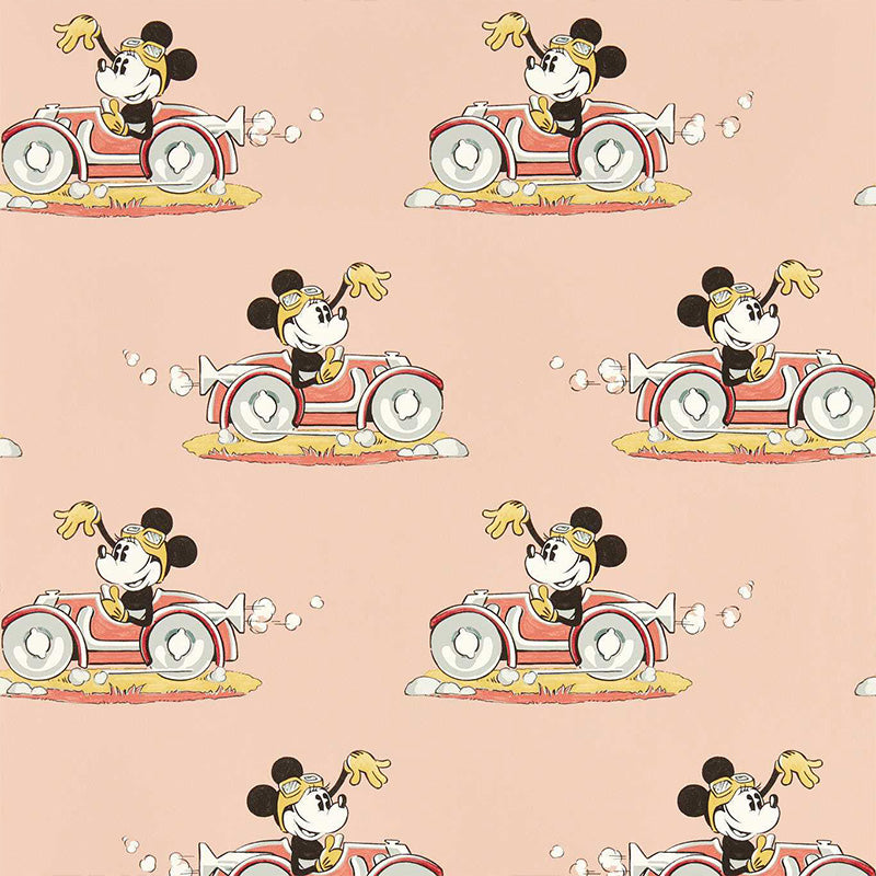 CARTA DA PARATI "MINNIE ON THE MOVE CANDY FLOSS" - Disney x HOME - Sanderson