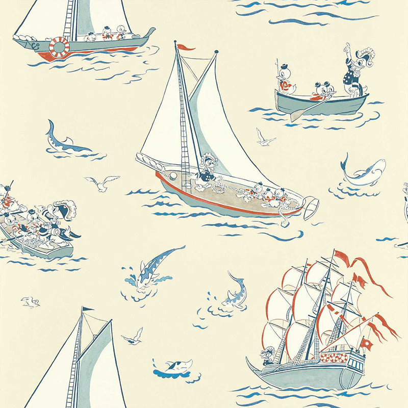CARTA DA PARATI "DONALD NAUTICAL SEA SALT" - Disney x HOME - Sanderson