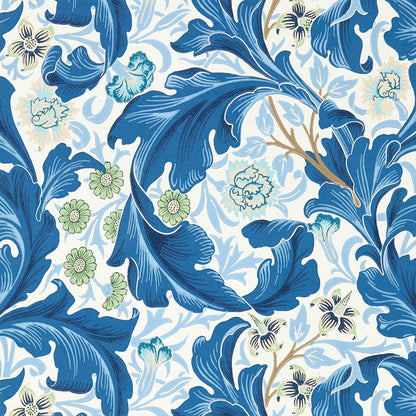 Carta da Parati "LEICESTER PARADISE BLUE" Morris & Co. - Sanderson