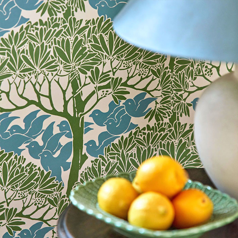 Carta da Parati "THE SAVARIC GARDEN GREEN" Morris & Co. - Sanderson