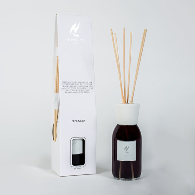 Profumatore "Pepe Nero" Diffusore a bastoncino, Hypno Casa, 100 ml