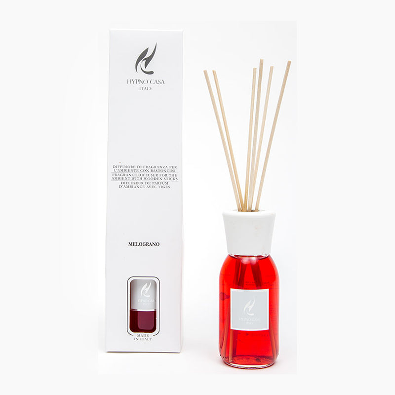Profumatore "Melograno" Diffusore a bastoncino, Hypno Casa, 100 ml