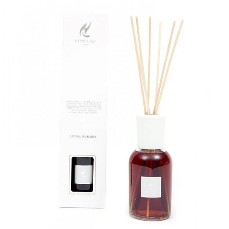 Profumatore "Ambra d'Arabia" Diffusore a bastoncino, Hypno Casa, 250 ml