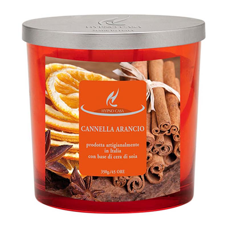 Candela Hypno Chic "Cannella e Arancio", 350 g Hypno Casa