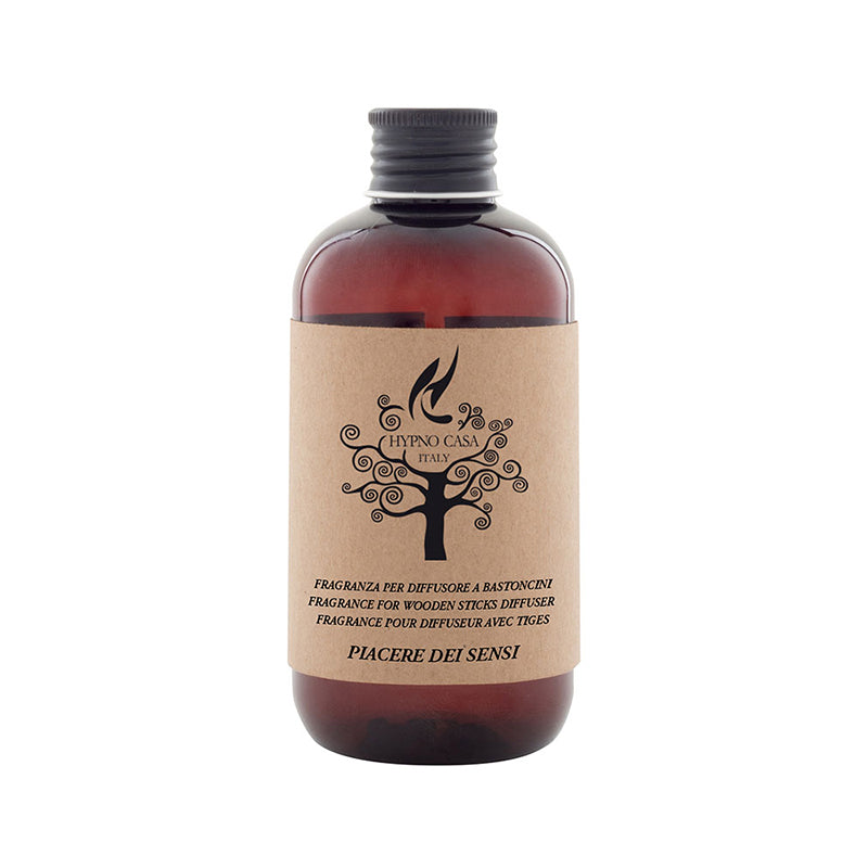 Ricarica per diffusori a bastoncini, essenza naturale "Piacere dei Sensi", 200 ml