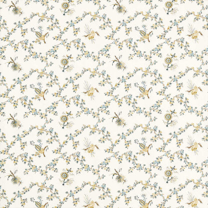 TESSUTO "TRELLIAGE CHAMOMILE/CHALK" - Giles Deacon - SANDERSON