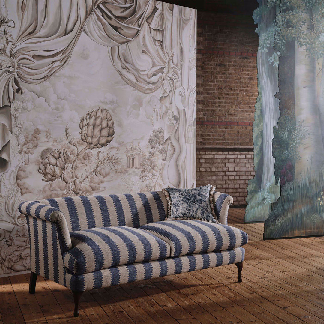 TESSUTO "FRINGED TULIP TOILE WOAD" - Giles Deacon - SANDERSON