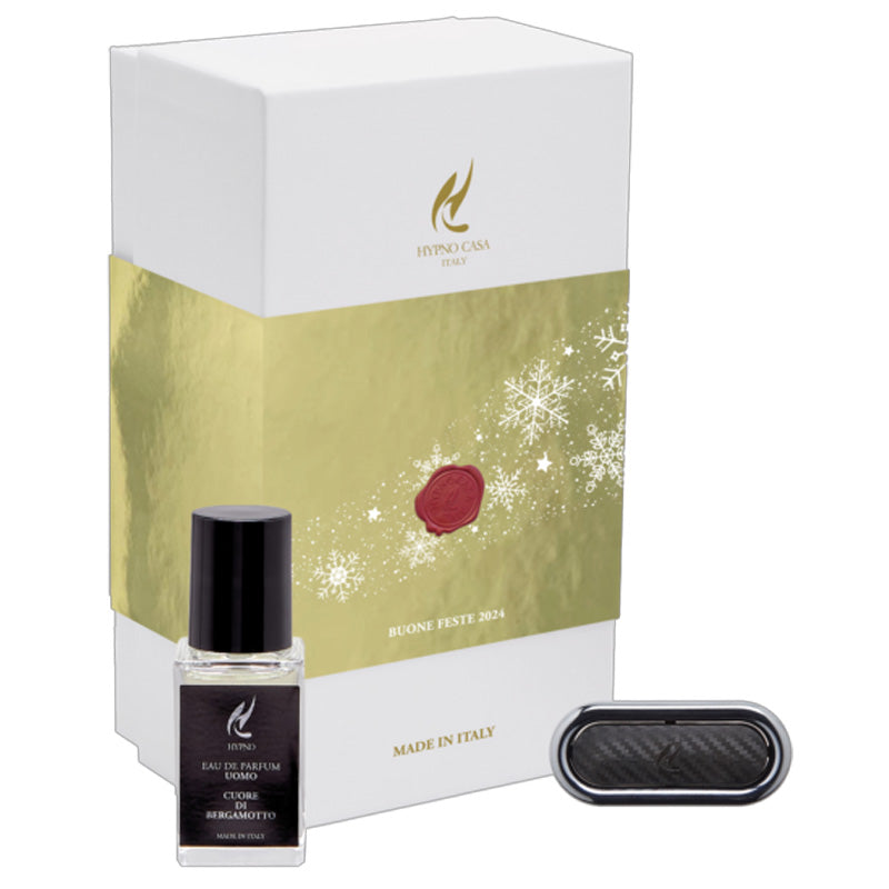 Confezione Regalo profumo auto LUXURY "Cuore di Bergamotto" Hypno Casa