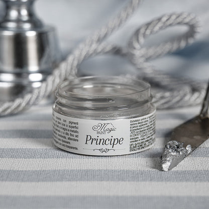 Cera metálica sólida "Il Principe", plata