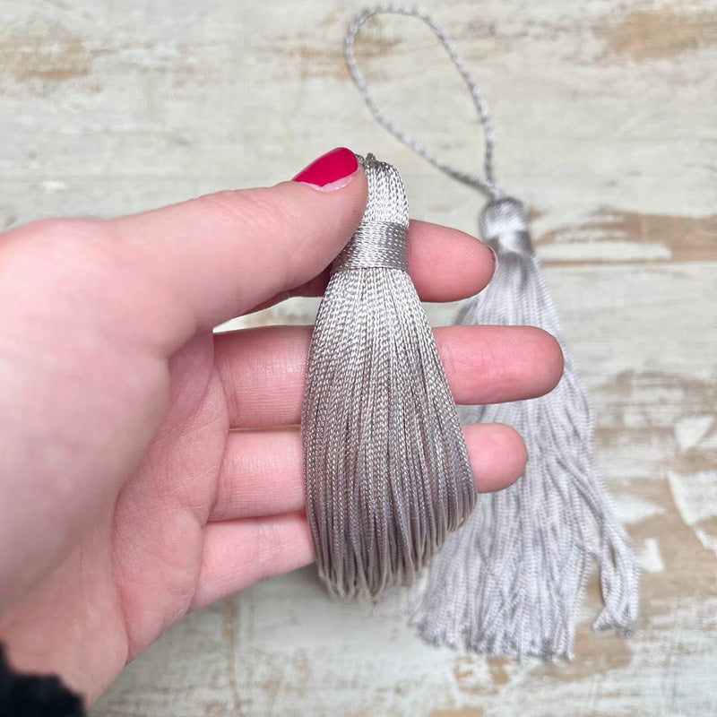 Nappa Grande "Caresse Cipria" Passamaneria Italiana - 13,5 cm