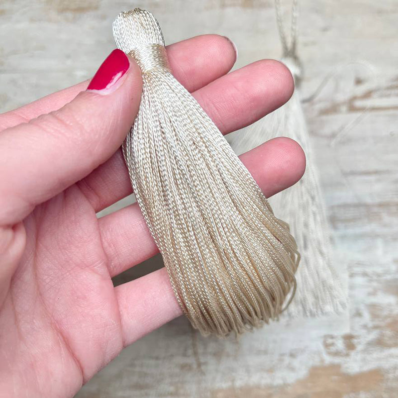 Nappa Grande "Caresse Panna" Passamaneria Italiana - 13,5 cm