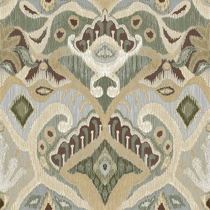 Carta da parati "Astratto Antico Verde", a metraggio o rotolo