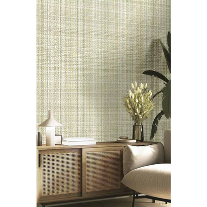 Carta da parati "Tweed Verde Pastello", a metraggio o rotolo